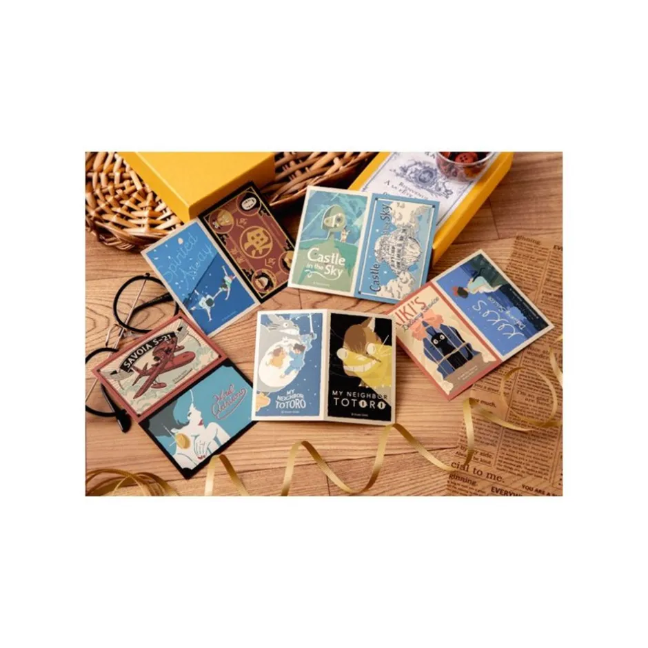 Maison Ghibli Small Equipment-Retro Stickers Robot & Castle Laputa - Castle In The Sky