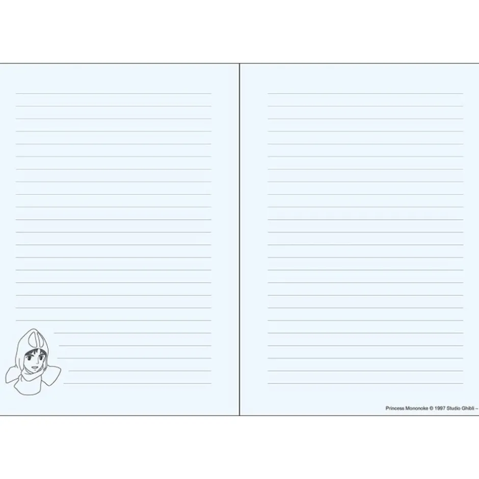 Maison Ghibli Notebooks And Notepads-San Flexi Journal - Princess Mononoke