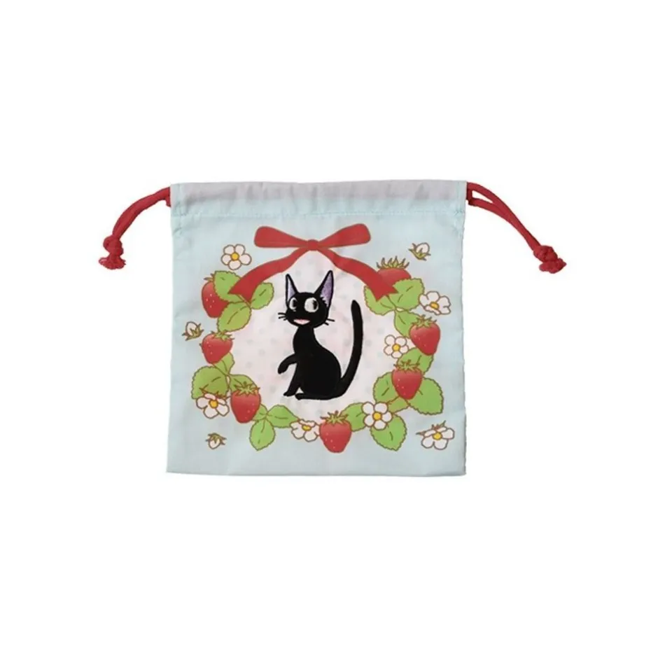 Maison Ghibli Bags-Satchel With Lanyard Jiji Strawberries 20 X 19 Cm - Kiki'S Delivery S