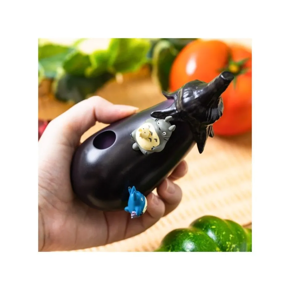 Maison Ghibli Decoration-Single Vase Vegetal Aubergine - My Neighbor Totoro