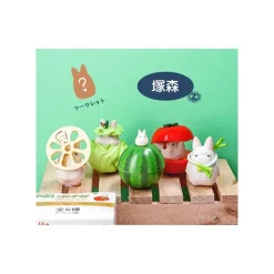 Maison Ghibli Figurines-Small Totoro & Vegetables Collect Of 6 Figurines - My Neighbor Totoro