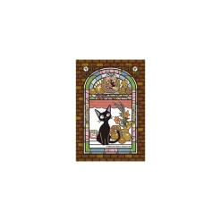 Maison Ghibli Jigsaw Puzzle-Stained Glass Puzzle 126P Jiji - Kiki'S Delivery Service