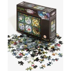Maison Ghibli Jigsaw Puzzle-Stained Glass Puzzle 208P Totoro & His Friends - My Neighbor Totoro