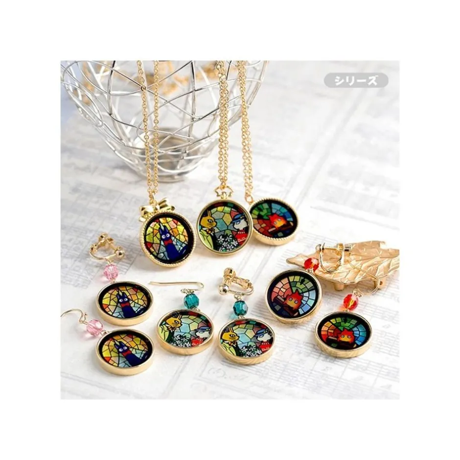 Maison Ghibli Jewellery-Stained Glass Series - Earrings Kiki- Kiki'S Delivery