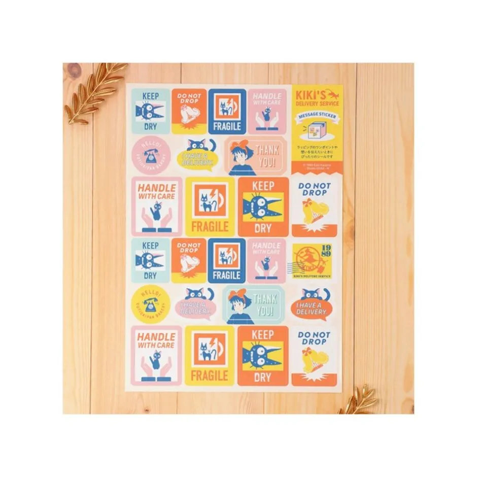 Maison Ghibli Small Equipment-Sticker Sheet Kiki Shipping - Kiki'S Delivery Service