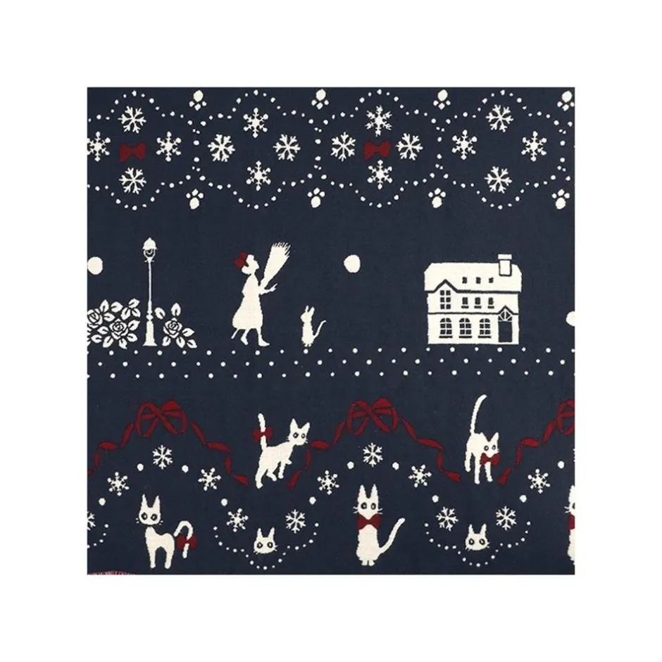 Maison Ghibli Outfits-Stole With Button Kiki Snowing City - Kiki'S Delivery Service
