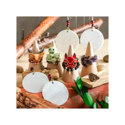 Maison Ghibli Jewellery-Three Ring Set San'S Mask - Princess Mononoke