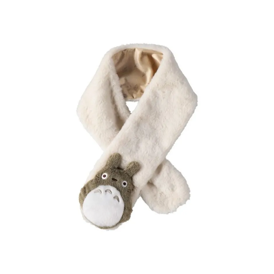 Maison Ghibli Outfits-Totoro Plush Scarf - My Neighbor Totoro