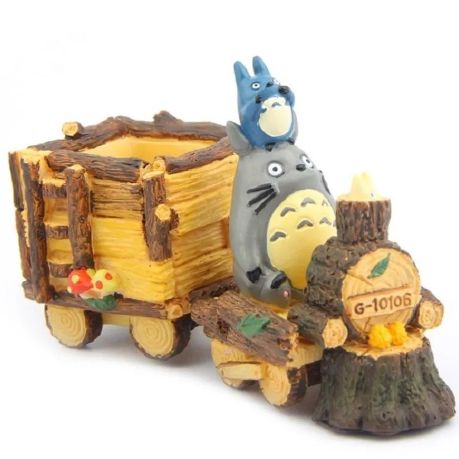Maison Ghibli Decoration-Totoro Train Flower Bucket - My Neigbour Totoro