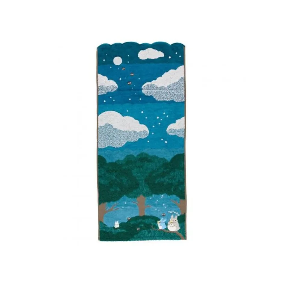 Maison Ghibli Household Linen-Towel Under The Moon 34X80 Cm - My Neighbor Totoro