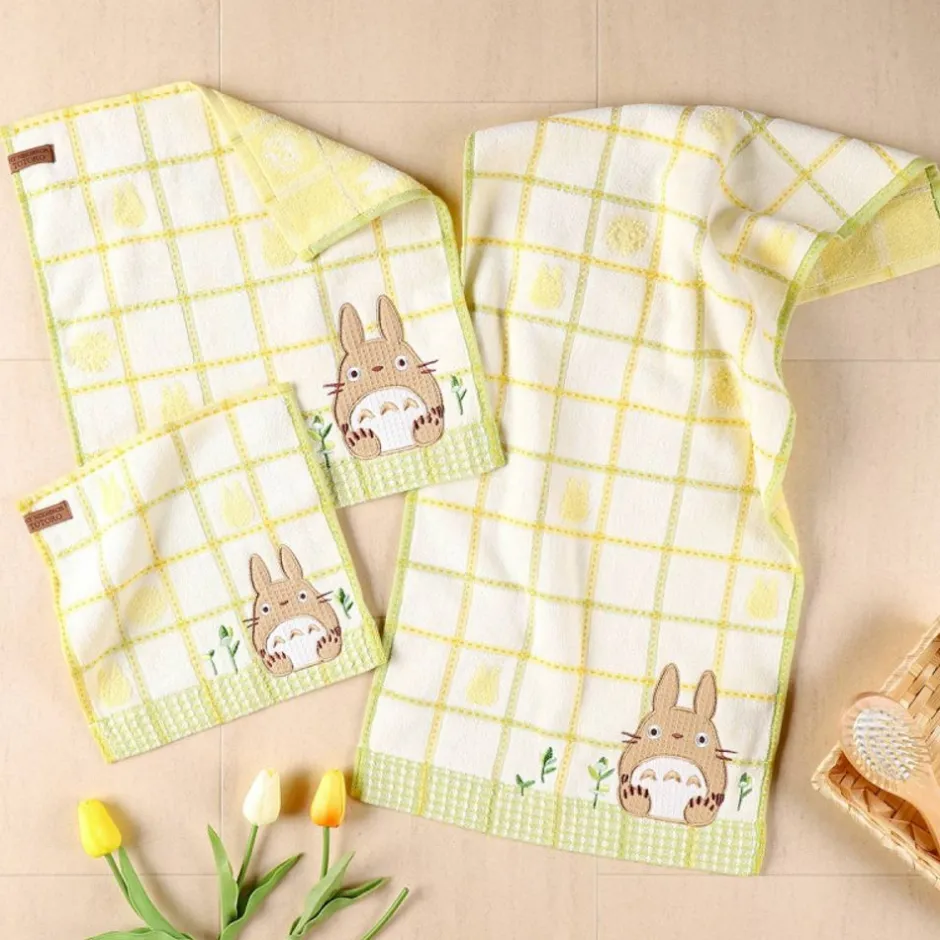 Maison Ghibli Household Linen-Waffle Mini Towel Totoro 25X25 Cm - My Neighbor Totoro