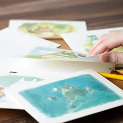 Maison Ghibli Postcards And Letter Papers-Watercolour Greeting Cards 24 X 15,8 Cm Mei & Totoro - My Neighbor To